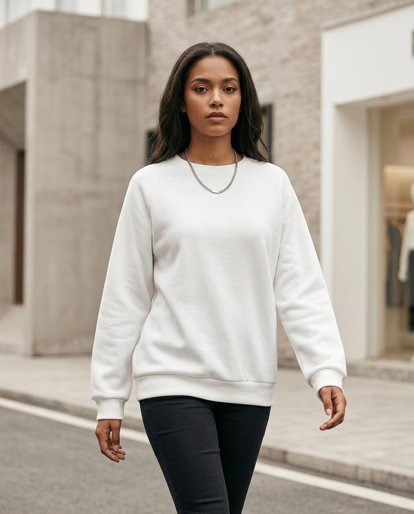Zumieze - Tisen | Raglan Sleeve Crewneck Sweatshirt Women