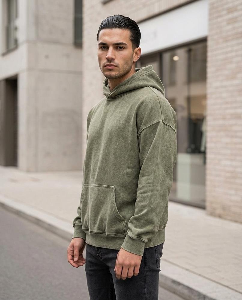 Zumieze - Rinor | Acid-Washed Oversized Hoodie Unisex