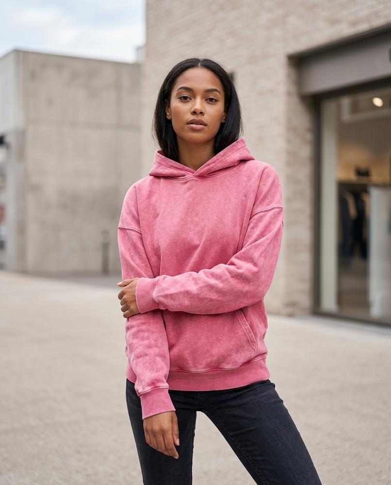 Zumieze - Rinor | Acid-Washed Oversized Hoodie Unisex
