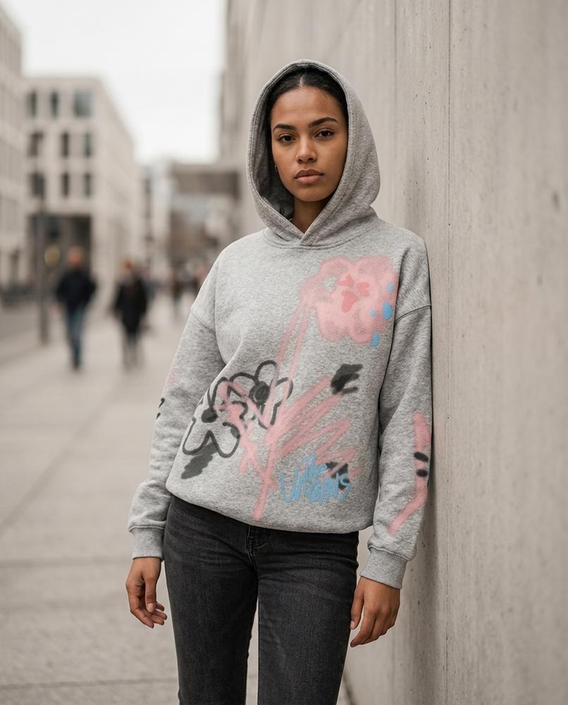 Zumieze - Rahal | Printed Loose-Fit Hoodie Unisex