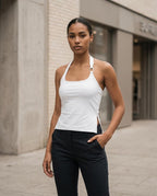 Zumieze - Zemon | Halterneck Slim-Fit Top Women