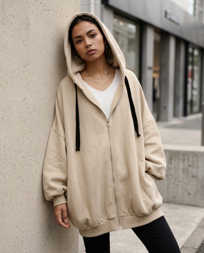 Zumieze - Vasel | Oversized Zip-Up Hoodie Women