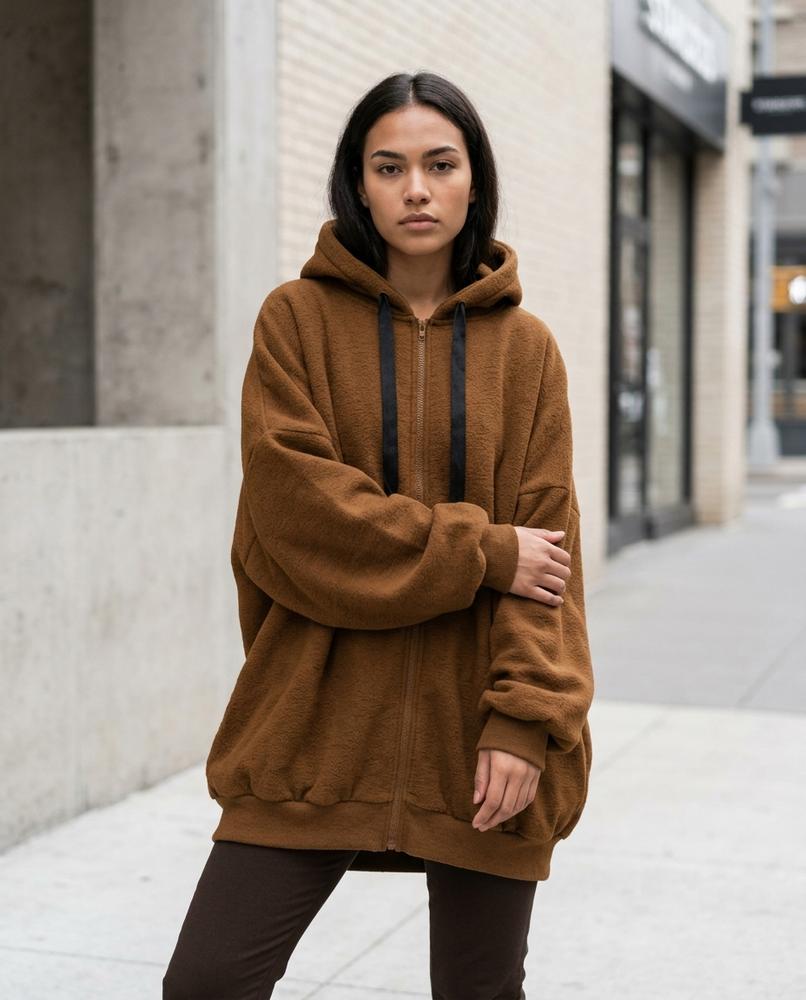 Zumieze - Vasel | Oversized Zip-Up Hoodie Women