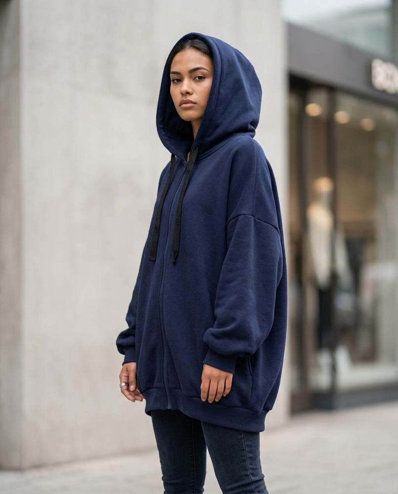 Zumieze - Vasel | Oversized Zip-Up Hoodie Women