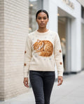 Zumieze - Lyral | Embroidered Knitted Sweater Women