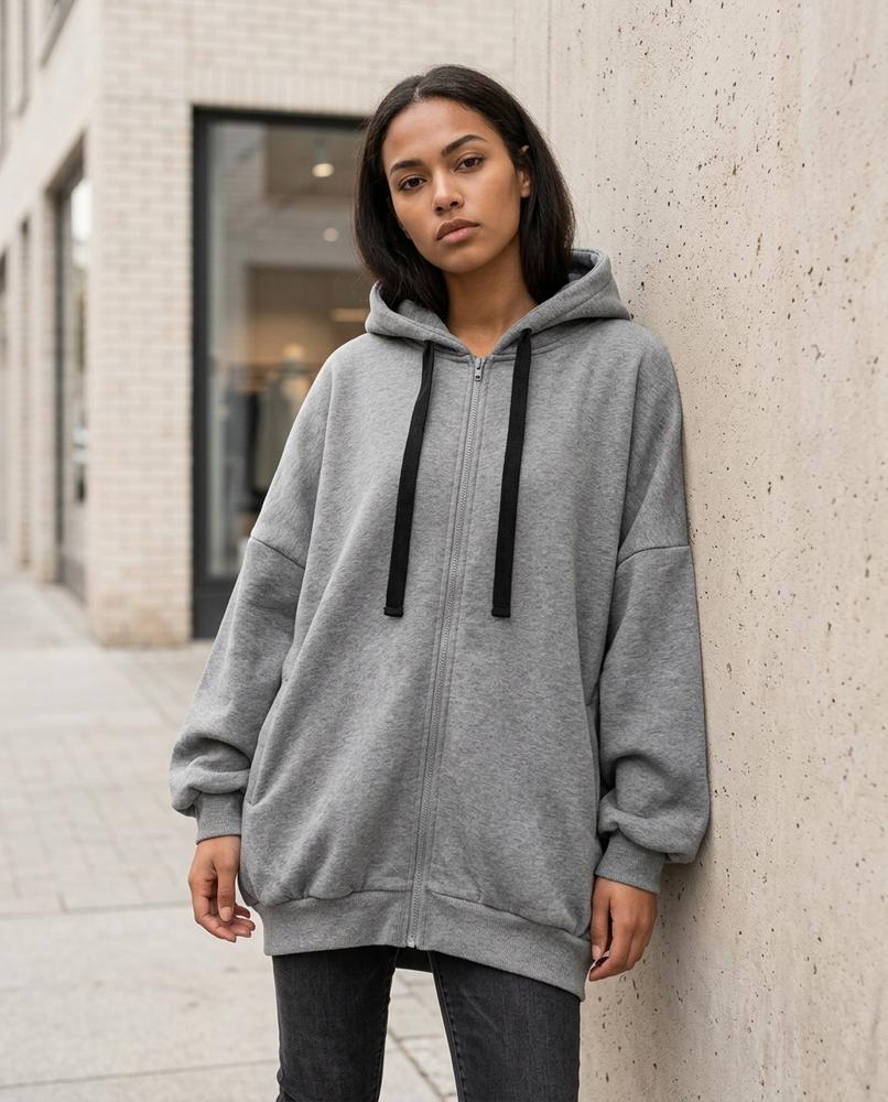 Zumieze - Vasel | Oversized Zip-Up Hoodie Women