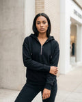 Zumieze - Allor | Half-Zip Solid-Color Hoodie Women