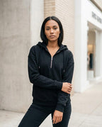 Zumieze - Allor | Half-Zip Solid-Color Hoodie Women