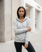 Zumieze - Allor | Half-Zip Solid-Color Hoodie Women