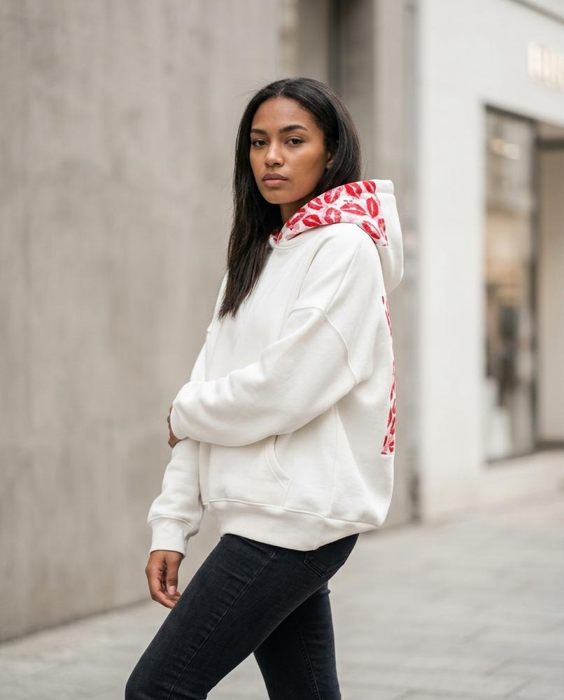 Zumieze - Kelom | Printed Relaxed Fit Hoodie Women