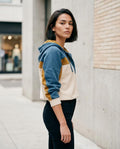 Zumieze - Rodan | Color-Block Cropped Hoodie Women