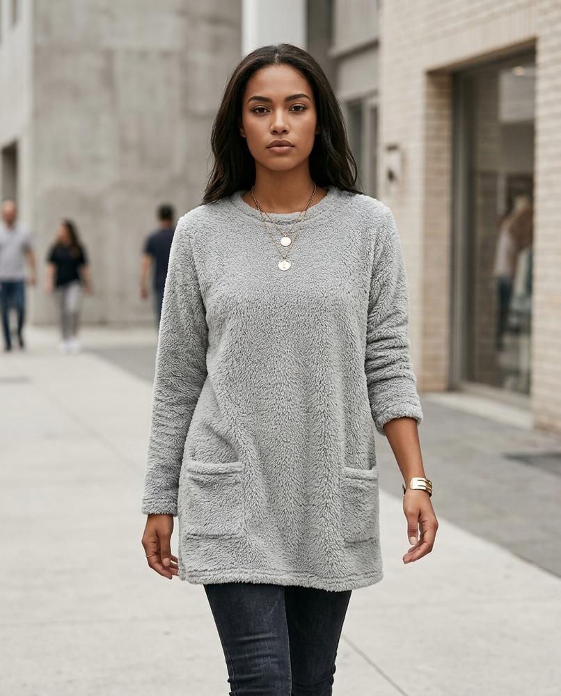 Zumieze - Vaver | Fleece Oversized Sweatshirt Women