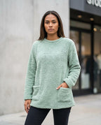 Zumieze - Vaver | Fleece Oversized Sweatshirt Women