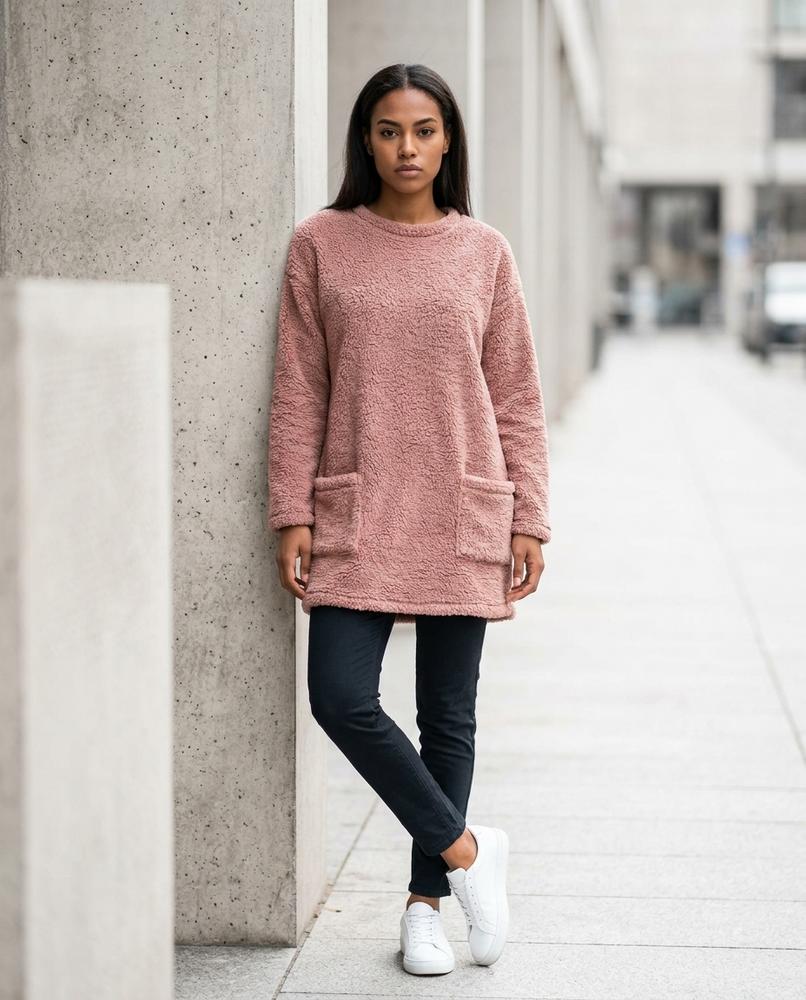 Zumieze - Vaver | Fleece Oversized Sweatshirt Women