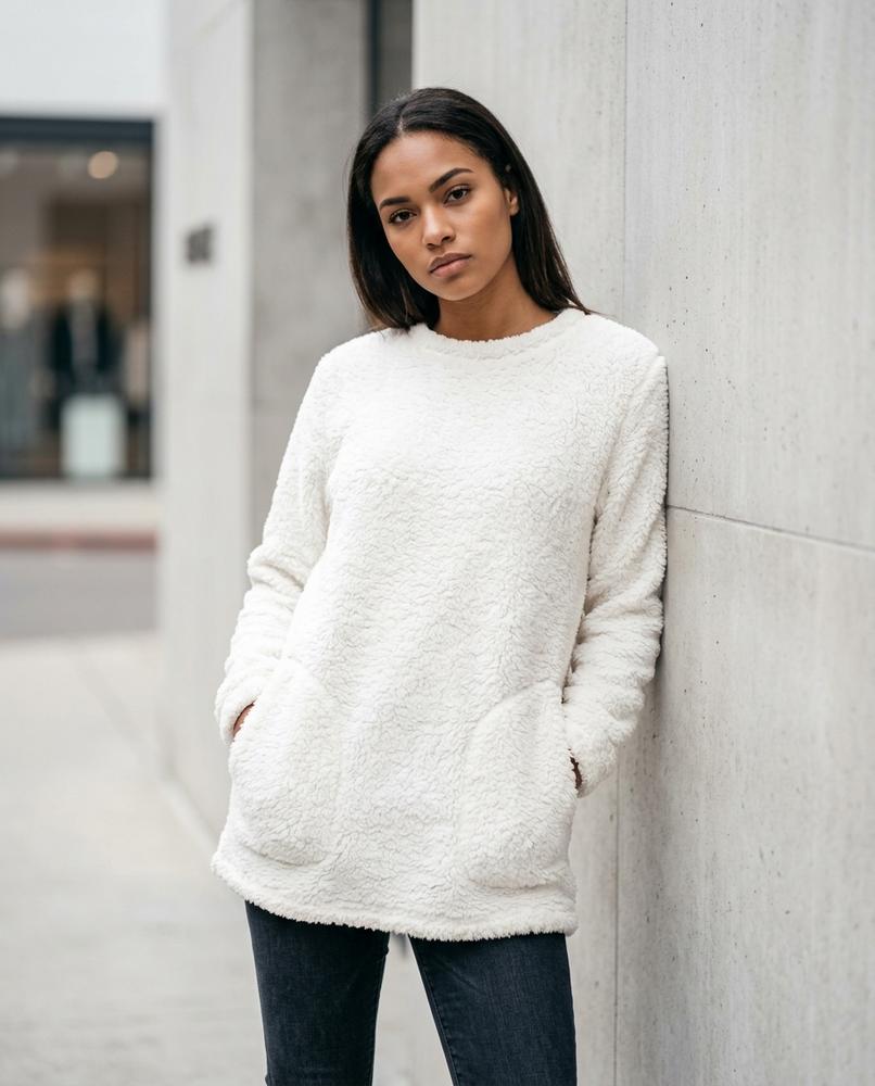 Zumieze - Vaver | Fleece Oversized Sweatshirt Women