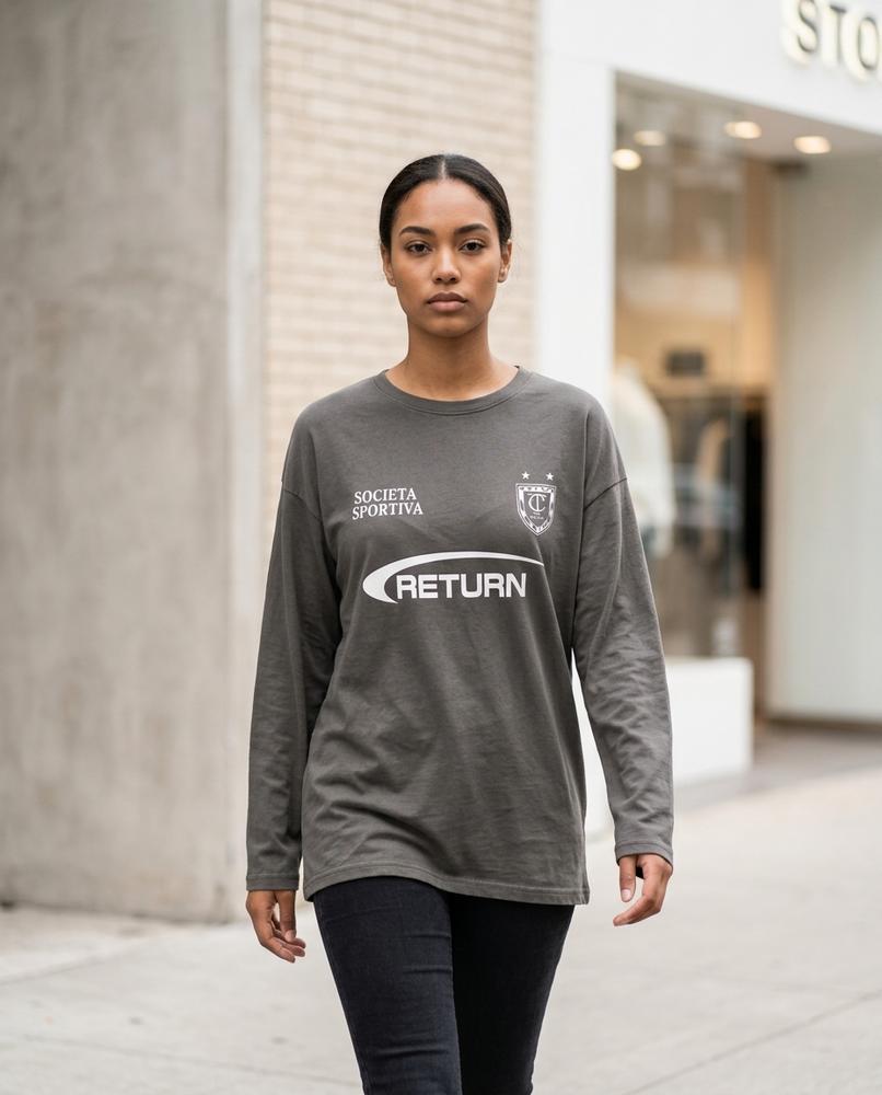 Zumieze - Lorev | Oversized Crewneck T-Shirt Unisex