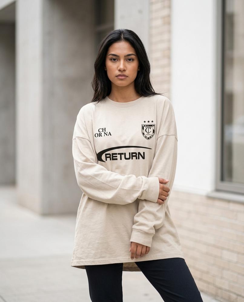 Zumieze - Lorev | Oversized Crewneck T-Shirt Unisex
