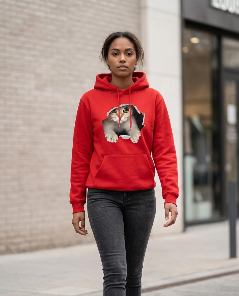 Zumieze - Eltir | Printed Relaxed Fit Hoodie Women