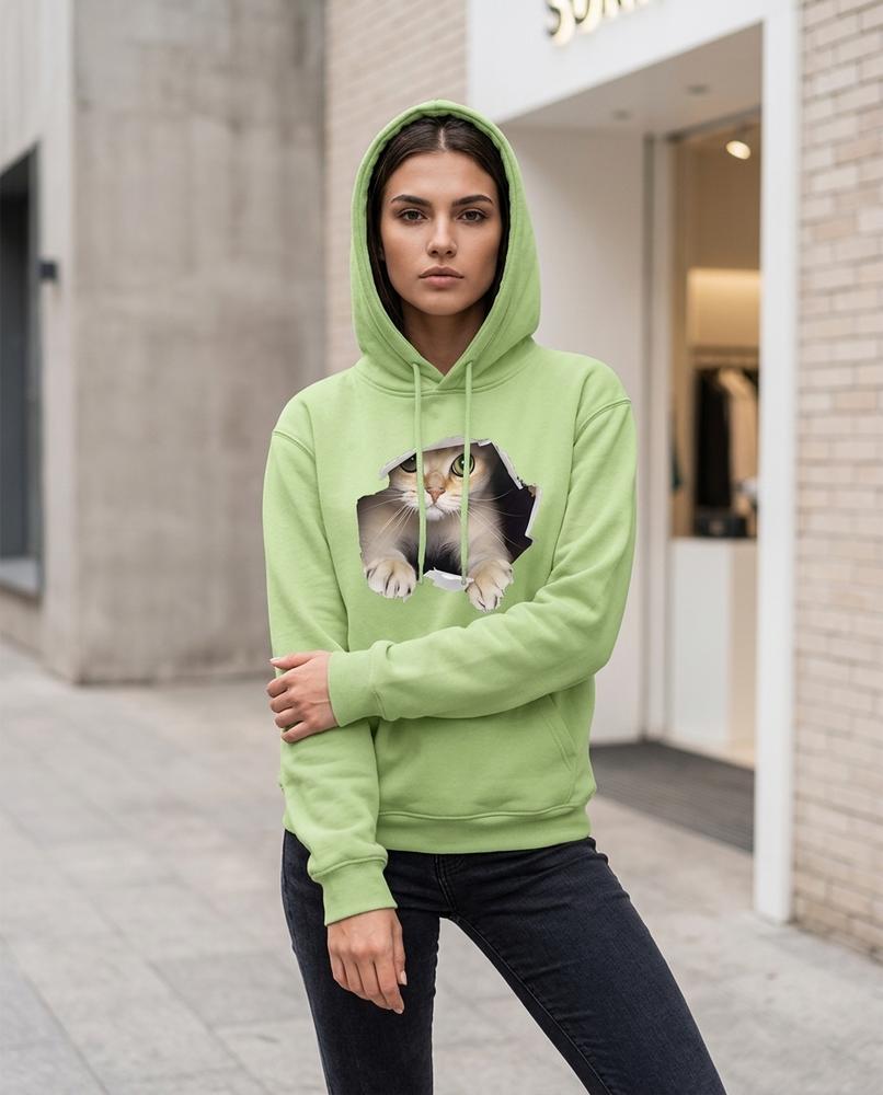 Zumieze - Eltir | Printed Relaxed Fit Hoodie Women
