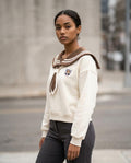 Zumieze - Losan | Sailor-Collar Cropped Sweatshirt Women