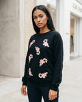 Zumieze - Kevin | Sequin-Embellished Long-Sleeved Sweatshirt Women
