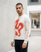 Zumieze - Sasel | Waffle-Knit Graphic Sweater Men