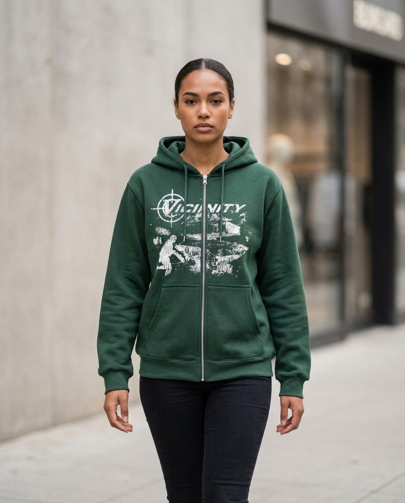 Zumieze - Mitir | Zip-Up Printed Hoodie Unisex
