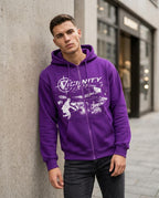 Zumieze - Mitir | Zip-Up Printed Hoodie Unisex