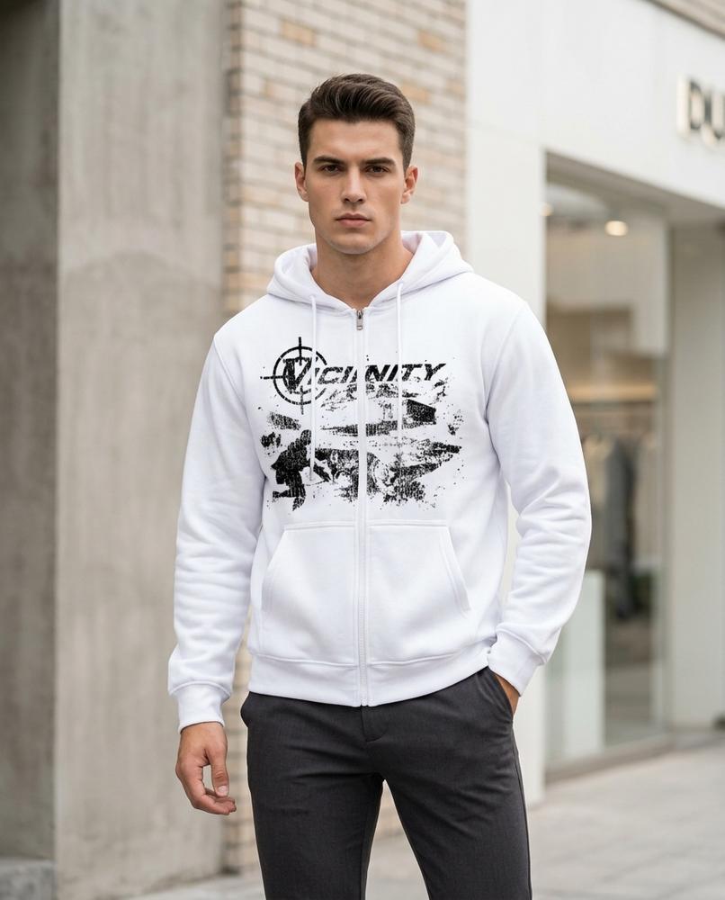 Zumieze - Mitir | Zip-Up Printed Hoodie Unisex