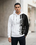 Zumieze - Davar | Graphic-Print Loose-Fit Hoodie Men