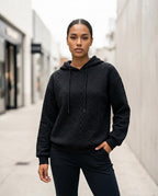 Zumieze - Netal | Cable-Knit Hooded Hoodie Women