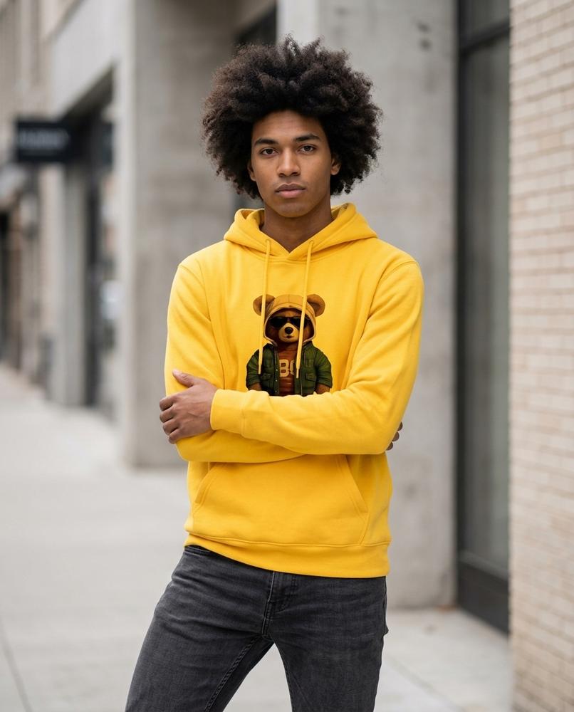 Zumieze - Yover | Fleece-Lined Graphic-Print Hoodie Men