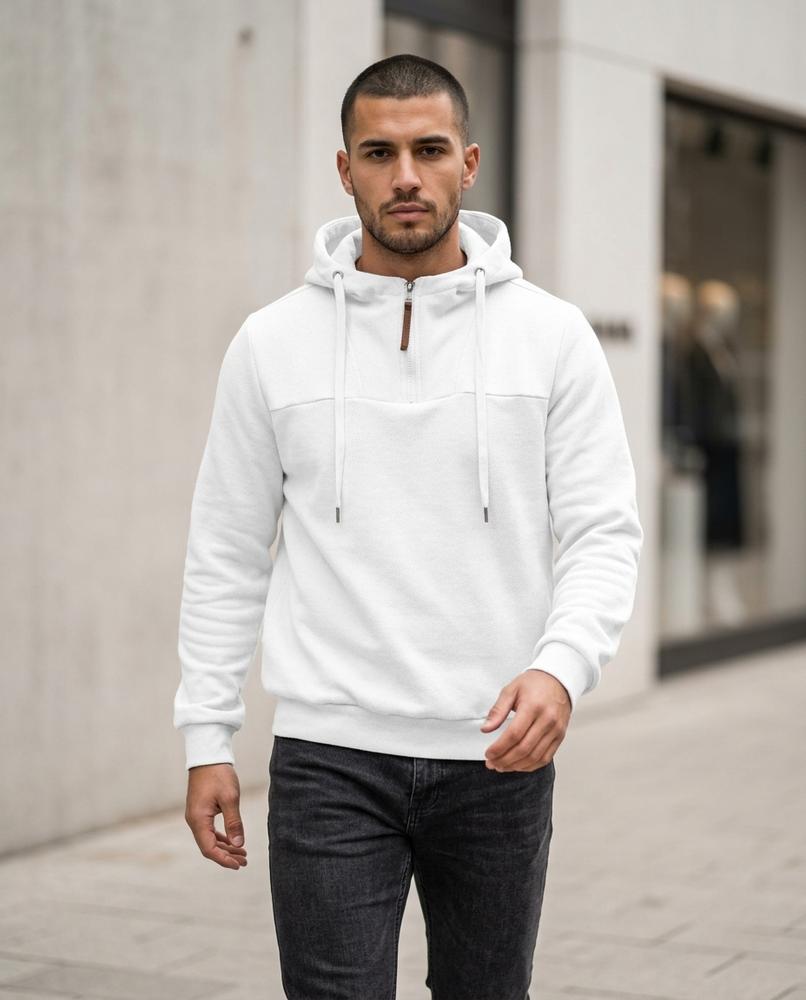Zumieze - Eodas | Half-Zip Slim Fit Hoodie Men
