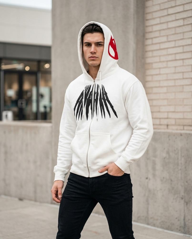 Zumieze - Nalad | Zip-Up Printed Hoodie Men