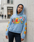 Zumieze - Lunem | Printed Cropped Hoodie Unisex