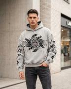 Zumieze - Tuwik | Printed Acid-Washed Hoodie Unisex