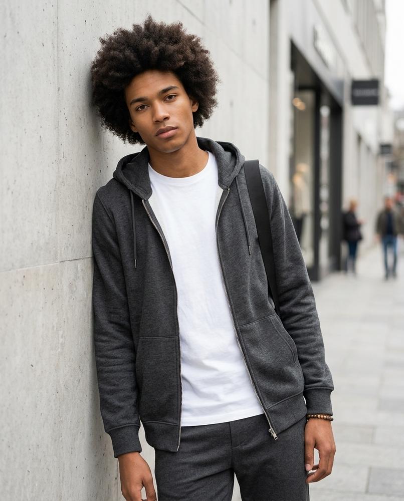 Zumieze - Yehul | Zip-Up Lined Hoodie Men