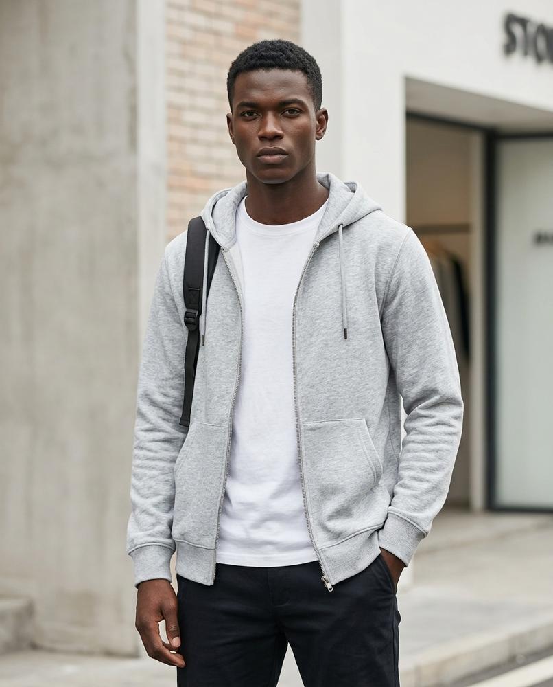 Zumieze - Yehul | Zip-Up Lined Hoodie Men