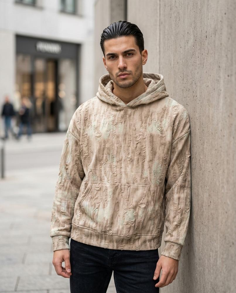 Zumieze - Vazor | Textured Marbled Hoodie Unisex
