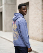 Zumieze - Yiwev | Printed Loose-Fit Hoodie Men