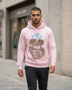 Zumieze - Yiwev | Printed Loose-Fit Hoodie Men