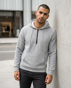 Zumieze - Vinur | Quilted Half-Zip Hoodie Men
