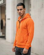 Zumieze - Vinur | Quilted Half-Zip Hoodie Men