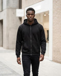 Zumieze - Milin | Zip-Up Solid-Color Hoodie Men