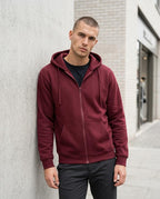 Zumieze - Milin | Zip-Up Solid-Color Hoodie Men