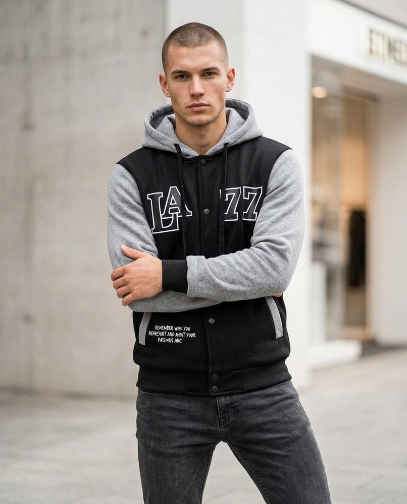 Zumieze - Vikar | Hooded Snap-Button Jacket Men