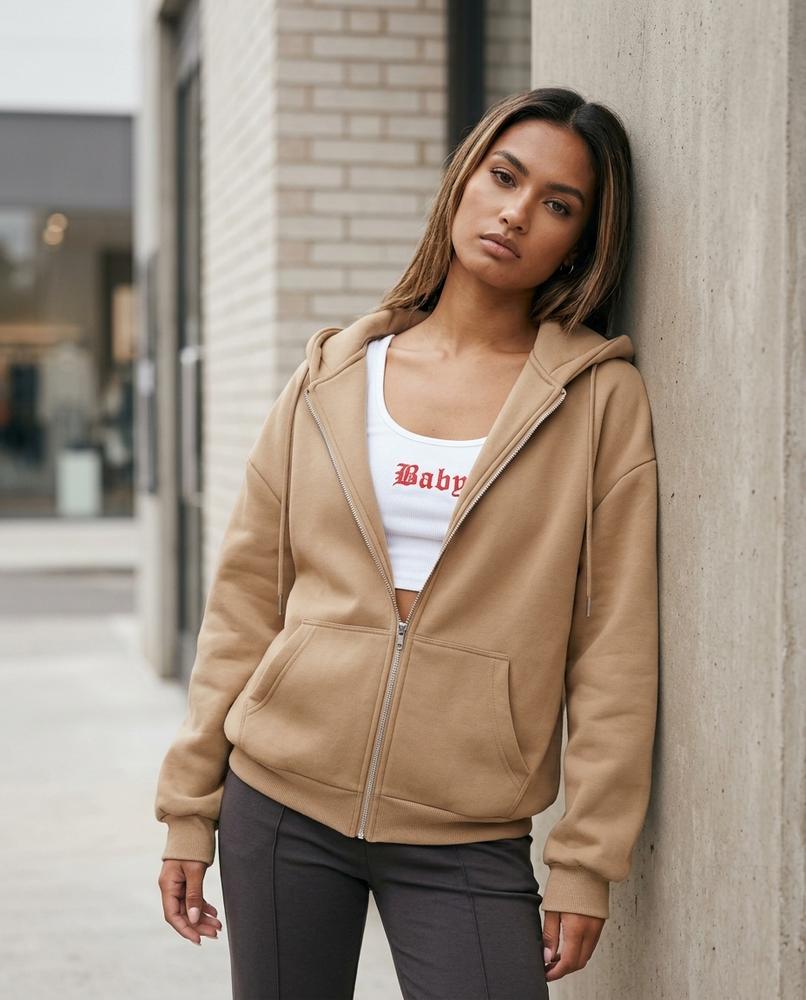 Zumieze - Zelor | Zip-Up Oversized Hoodie Women
