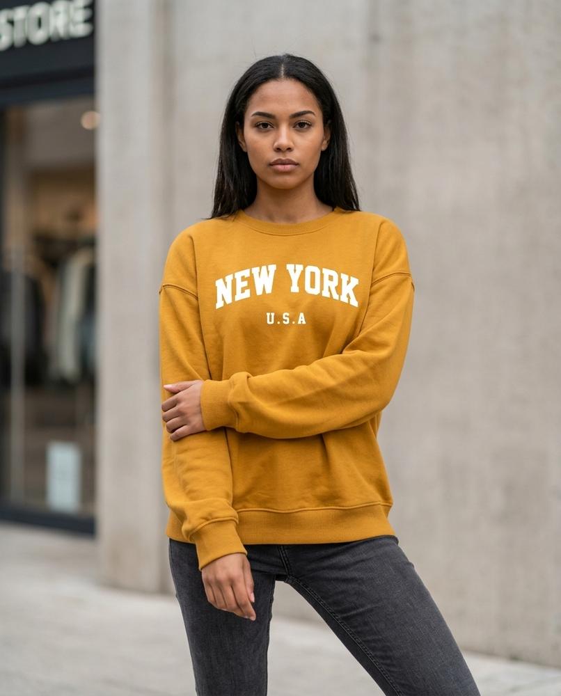 Zumieze - Damir | Printed Crewneck Sweatshirt Unisex