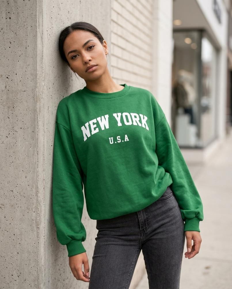 Zumieze - Damir | Printed Crewneck Sweatshirt Unisex