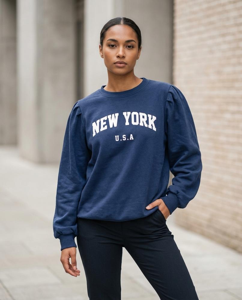 Zumieze - Damir | Printed Crewneck Sweatshirt Unisex